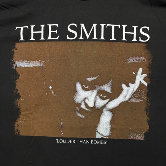 The Smiths Louder than Bombs Album Goth New Wave Band Tee L - Picture 2 of 4
